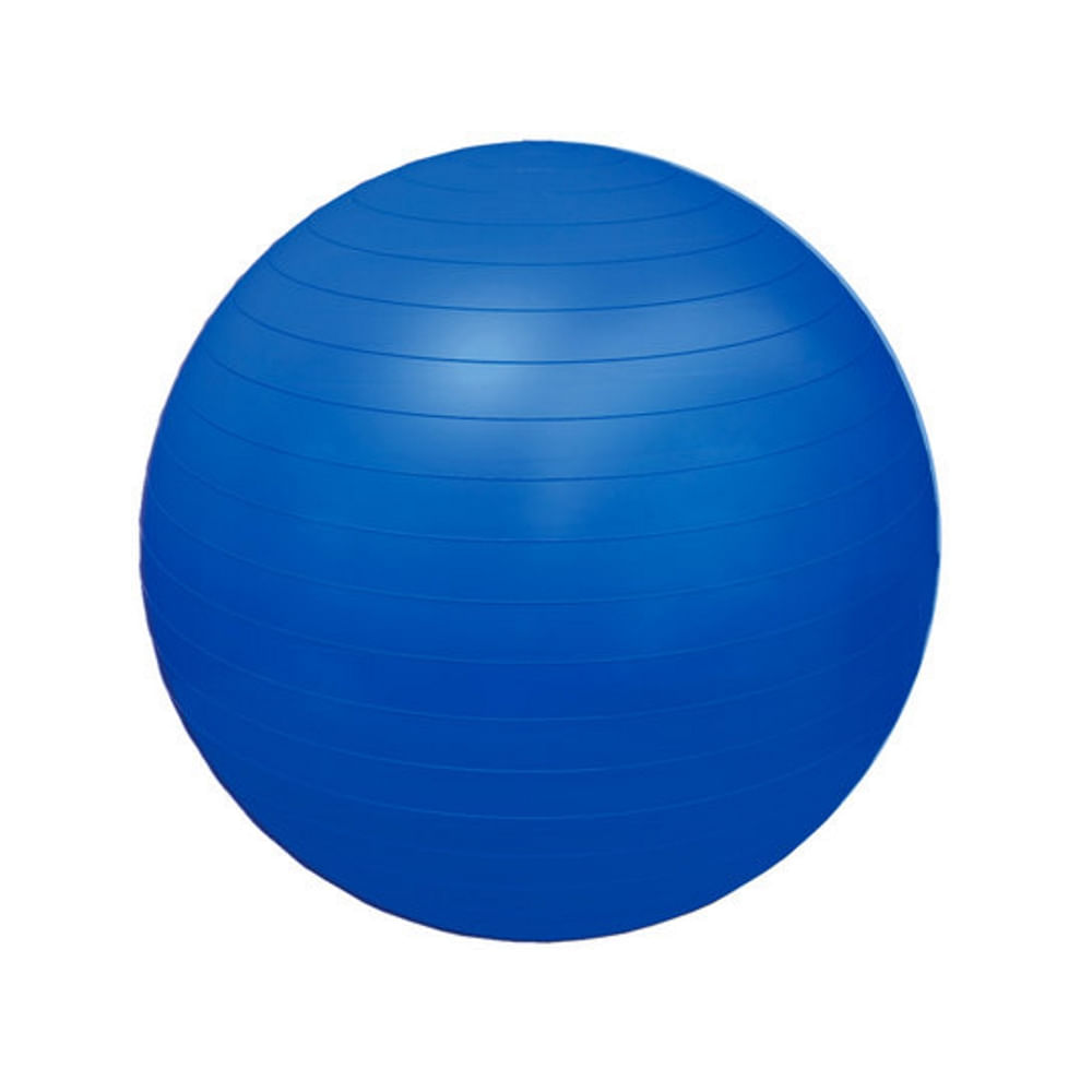 Bola Suiça p/ Ginástica e Pilates - Supermedy - Tamanho 65cm Azul