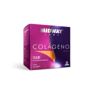 Colágeno Way Hidrolizado - Midway - 60 Cápsulas