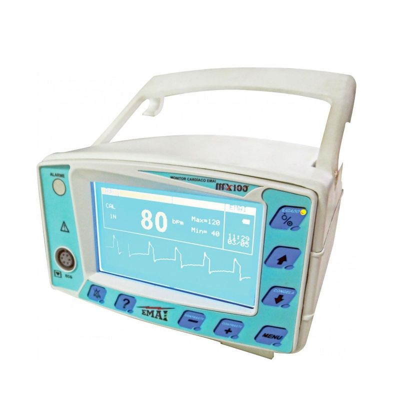 Monitor-Cardiaco---Emai-Transmai---MX-100-Center-Medical