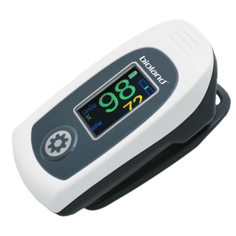 Oximetro-de-Pulso-de-Dedo---Bioland---AT101C-Fingertip-Center-Medical