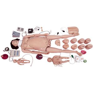 Manequim Avançado de Parturiente / Neonatal Simulador com RCP e Suporte de Emergência