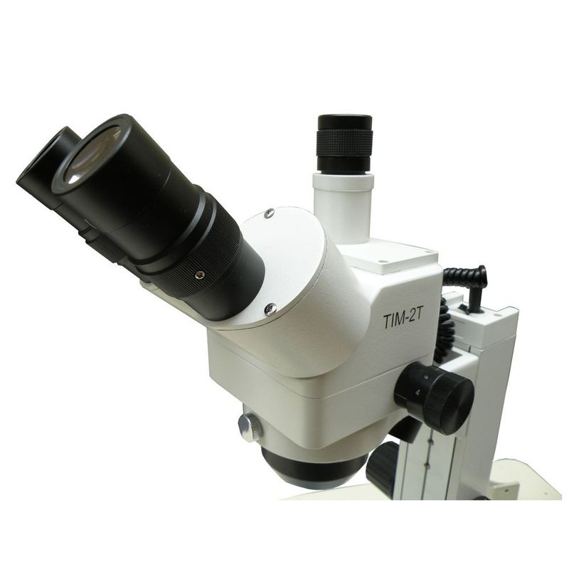 Microscopio-Estereoscopico-Trinocular-Zoom-1X-4X-Aumento-10x-a-160x-Iluminacao-Transmitida-e-Refletida-a-LED-Center-Medical