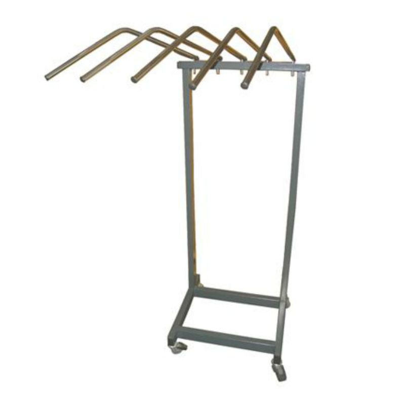 Porta-Avental-Movel-c--Rodizio---5-Cabides-Aco-Inox-Center-Medical