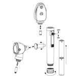 Kit-Otoscopio-e-Oftalmoscopio---MD---Omni-3000-Xenon-Preto-Estojo-Macio-Center-Medical