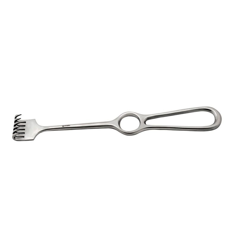 Afastador-Volkmann-6-Dentes-Agudos-22cm-Center-Medical