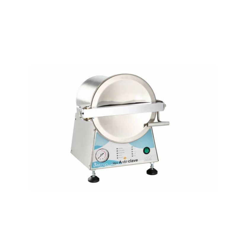 Mini-Autoclave-Analogica-Silver-5L---Biotron-Center-Medical