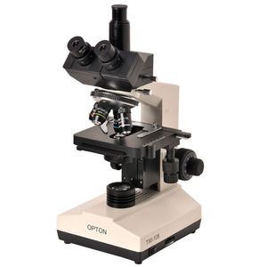 Microscópio Biológico Trinocular com Aumento 40x até 1600x Objetivas Acromáticas e Iluminação LED