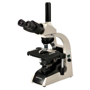Microscópio Biológico Trinocular - Opton - Aumento de 40x a 1500x e Iluminação de Alto Brilho