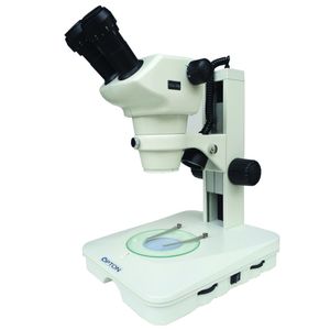 Microscópio Estereoscópico Binocular - Opton - Aumento de 0,8x a 5x e Iluminação Transmitida e Refletida LED 2W