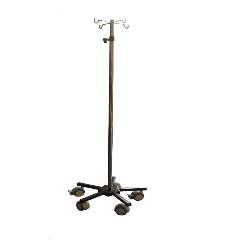 Suporte-de-Soro-e-Bomba-de-Infusao-em-Aco-Inox---CM-0221-HO-Center-Medical