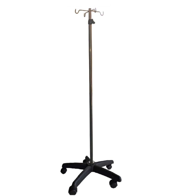 Suporte-de-Soro-e-Bomba-de-Infusao-em-Aco-Inox---CM-0358-HO-Center-Medical