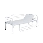 Cama-Hospitalar-Simples-c--Cabeceira-Movel-e-Par-de-Grades---s--Colchao-Center-Medical