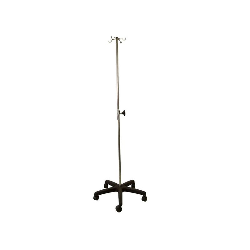 Suporte-de-Soro-Aco-Inox---5-Rodas-Center-Medical
