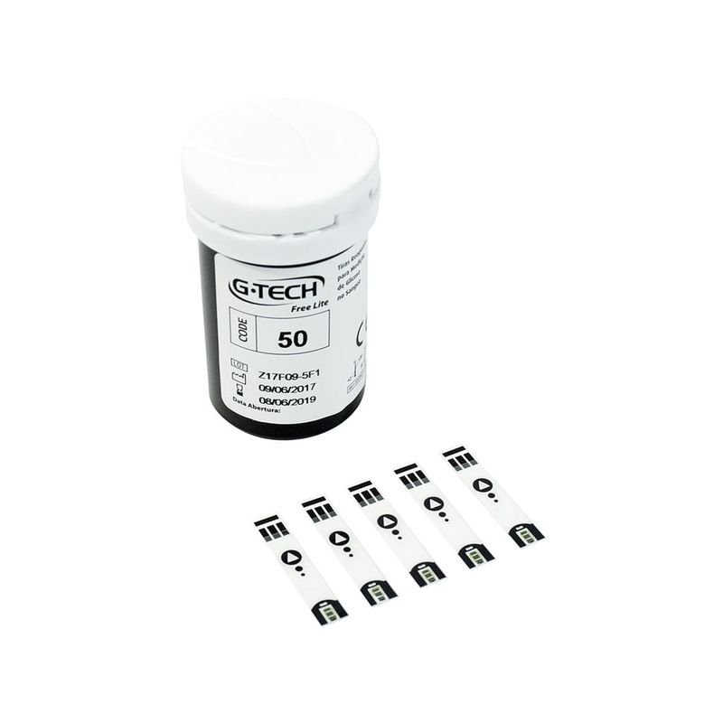 Tiras-Reagentes---G-Tech---Free-lite-50-unidades-Center-Medical