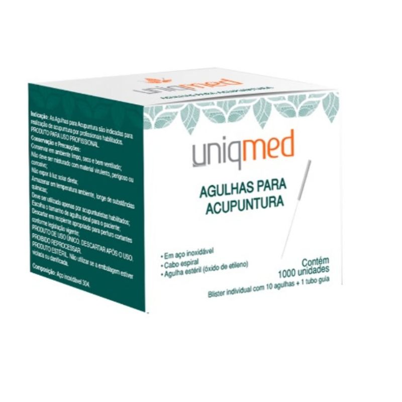 Agulhas-p--Acupuntura-025x25mm--Uniqmed---Caixa-c--1000-unidades-Center-Medical