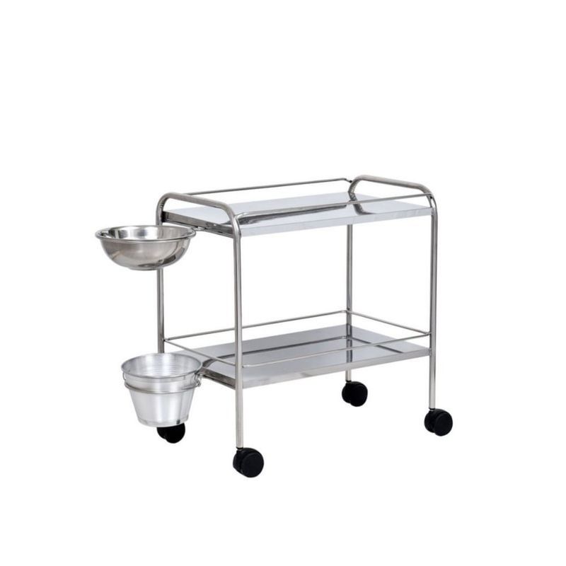 Carro-Curativo-Inox---Balde-e-Bacia-Center-Medical