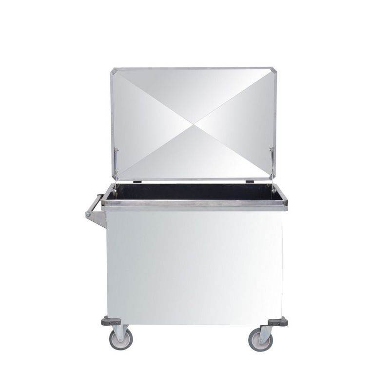 Carro-p--Transporte-de-Roupas---Inox-c--Tampa-Center-Medical