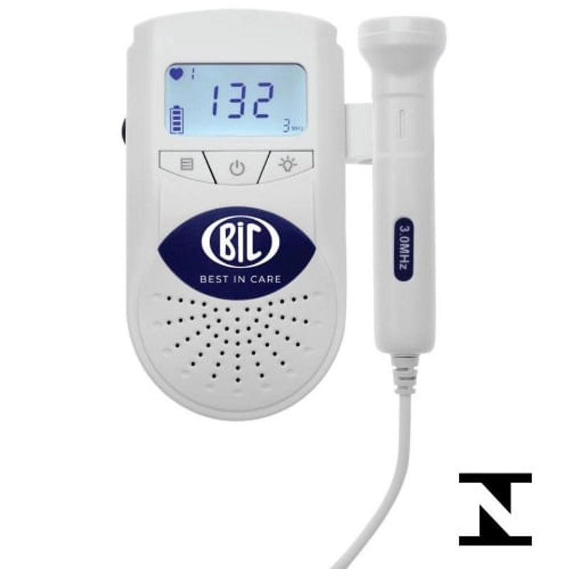 Doppler-Fetal-Portatil-Digital-Tela-LCD-BIC---S6-Center-Medical