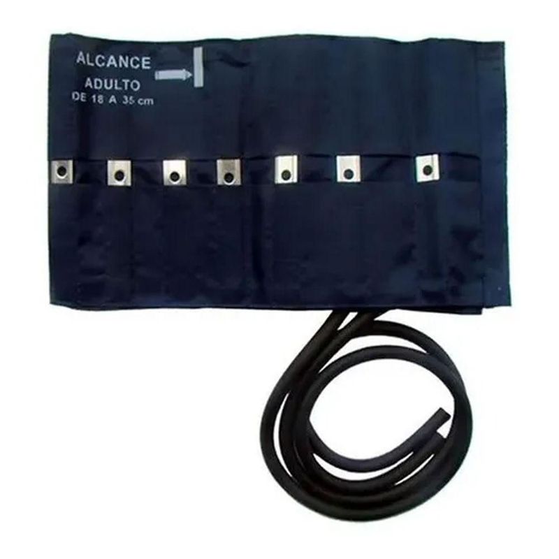 Esfigmomanometro-Aneroide-em-Nylon-com-Fecho-de-Metal---Premium-Center-Medical
