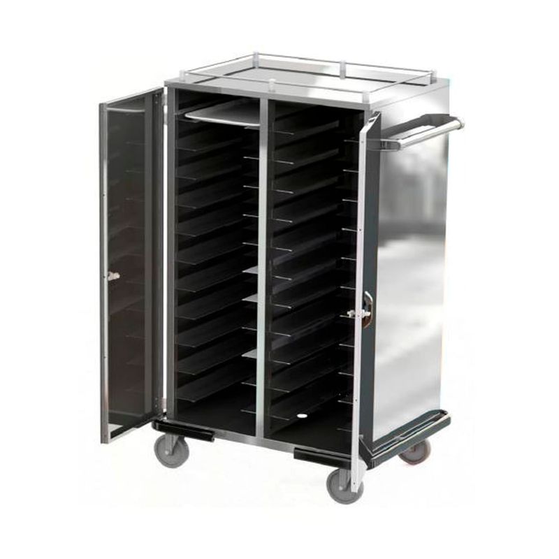 Carro-para-Transporte-de-Bandejas-de-Refeicao---CM-0160B-HO-Center-Medical