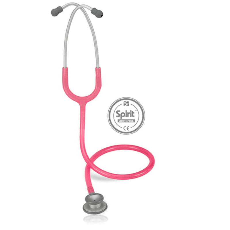 Estetoscopio-Spirit---MD-Pro-Lite-Pediatrico-Rosa-Perolizado-Center-Medical