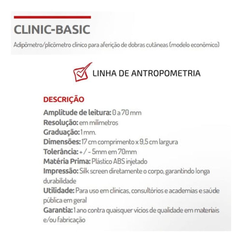 Adipometro-Plicometro-Clinico---Balmak---Clinic-Basic-Cor-Unica-Tensao-Unica-Center-Medical