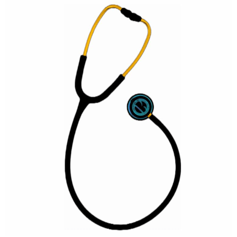 Estetoscopio-Adulto-e-Pediatrico-Inox-Duplo---Preto-Rainbow-Center-Medical