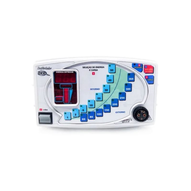 Desfibrilador-Cardiaco---Emai-Transmai---DX10-Plus-Voltagem-Bivolt-Center-Medical