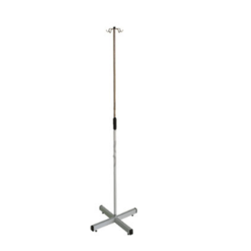 Suporte-para-Soro-Tubular-Variavel---Inox-Center-Medical